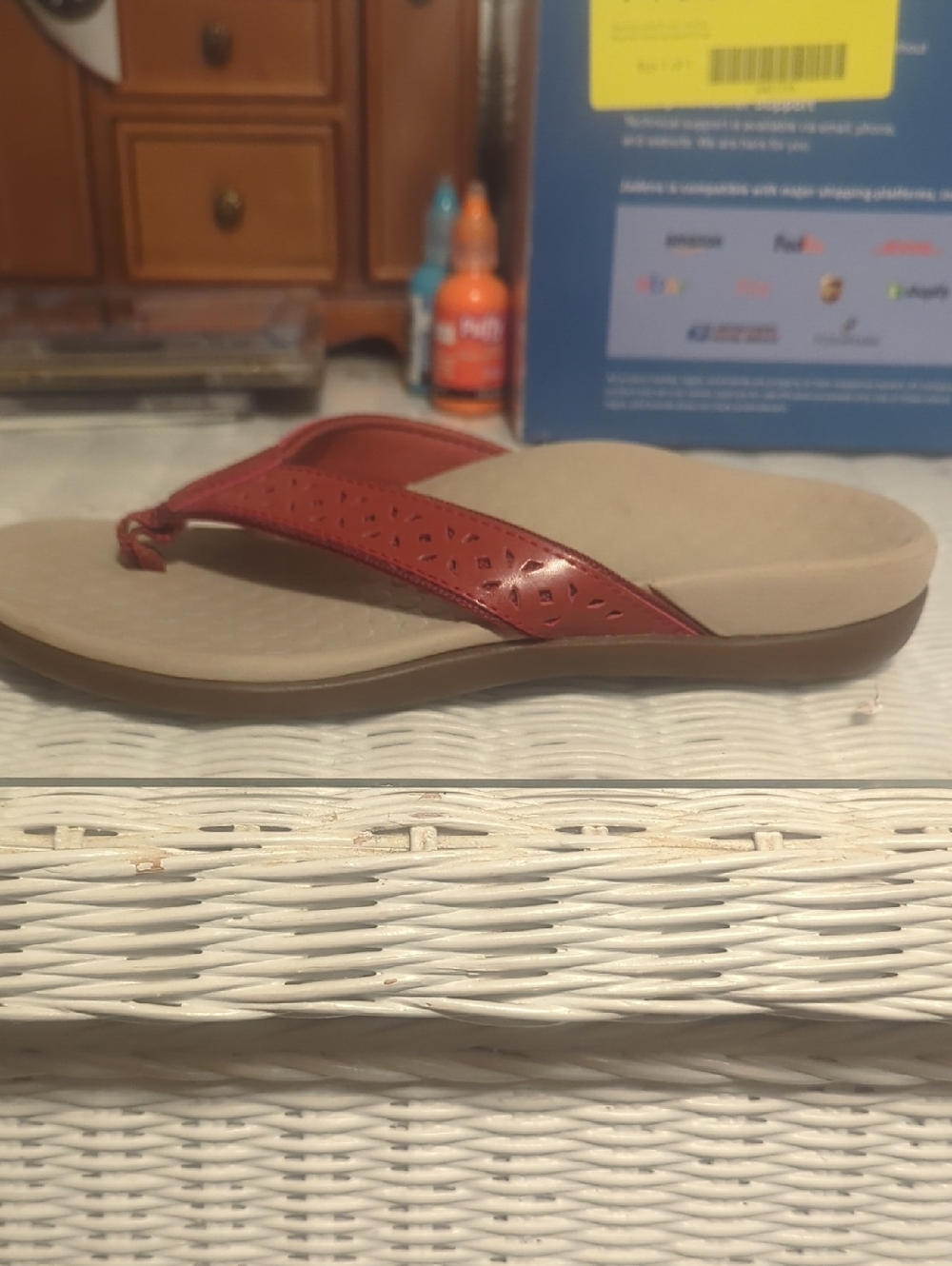 Vionic Women's Sandals in Brown and Tan - Picture 7 of 9